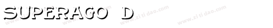 Superago 3D字体转换